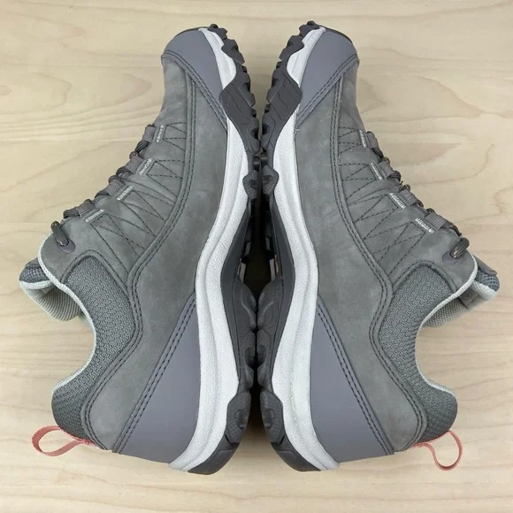 Oboz Women’s Size 8.0 Ousel Low Leather Athletic Hiking Shoes Taupe Light Gray - Picture 6 of 11